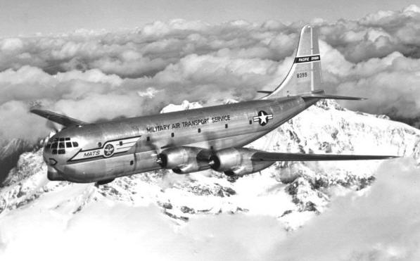 b377_01 Boeing C-97A Stratofreighter med Military Air Transport Service bemaling