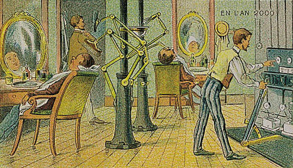 Den mekaniske barber - kan du sige livsforsikring?