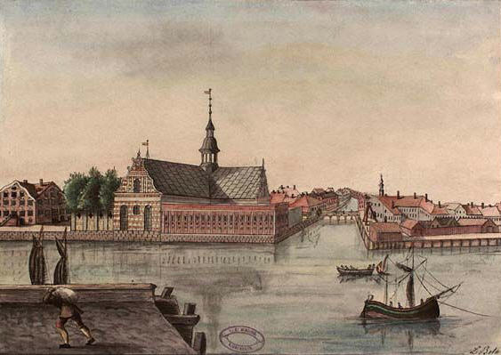 holm02 Holmens Kirke med Bremerholm bagved
