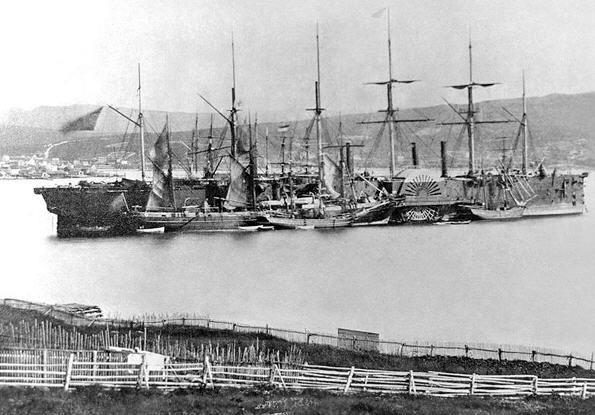 ikb08 SS Great Eastern ved Heart's Content i Newfoundland