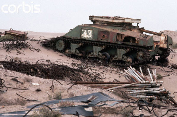 mine02 Sherman tank baseret buldozer