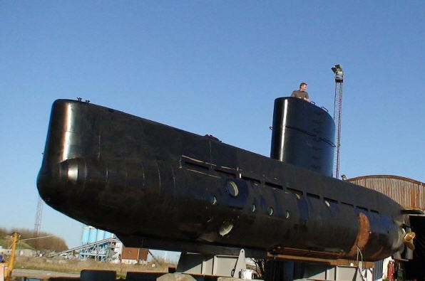 nau01 UC-3 nautilus inden søsætningen i 2008