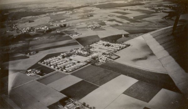 nord Lejeren ved Værløse i Flyvestationens nordlige ende - 1935