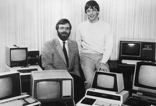 pc05 Paul Allen og Bill Gates, med alt andet end en IBM