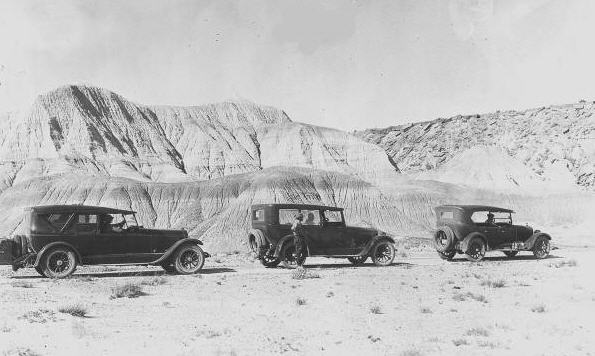 route66 Karavane på rute 66 i 1927