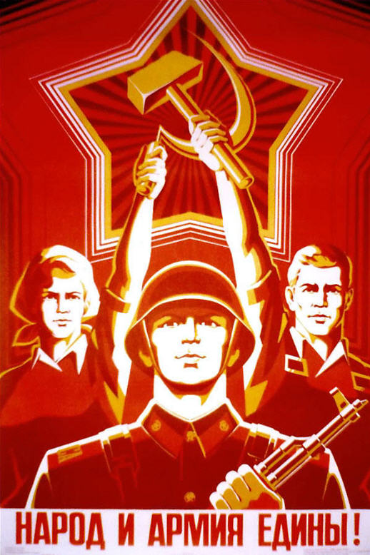 russia003 Folket og hæren er et!