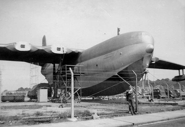 saro05 Saunders-Roe Princess G-ALUN langtidsopbevaret på Isle of Wight