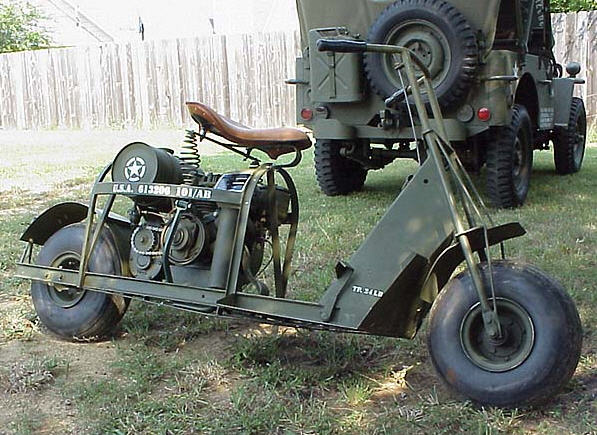 scooter01 Cushman motor scooter til luftbårne styrker