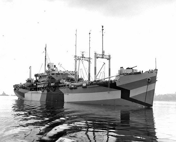 scr28 USS St. George Seaplane Tender i slutningen af anden verdenskrig