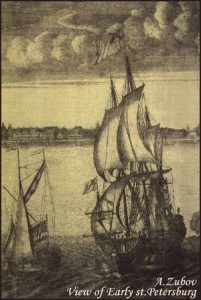 Et af Peter den Stores skibe, Skt Petersborg