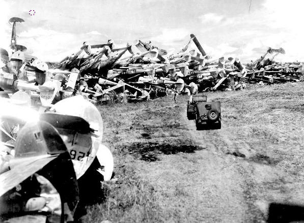 skrot02 P-38 Lightning jagere på Filippinerne
