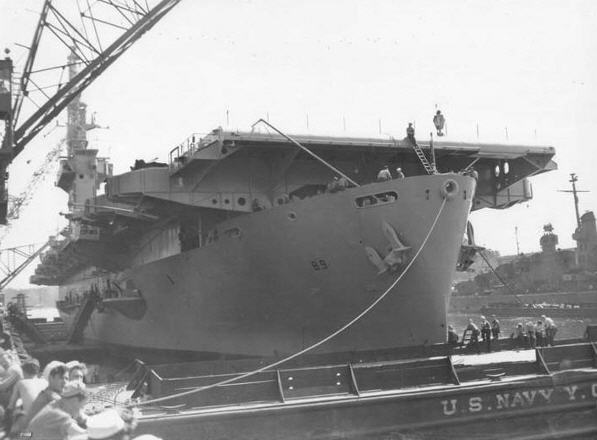 usn07 USS Takanis Bay (CVE-89) umiddelbart efter krigen